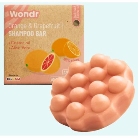 WONDR shampoo bar Orange & grapefruit